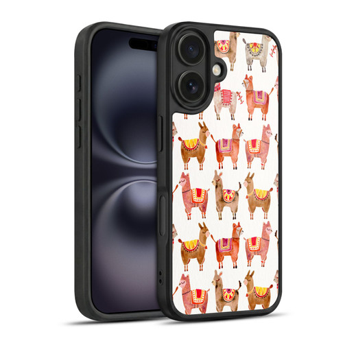Cat Coquillette Animals Alpacas Gel Armour Case For Apple iPhone 16