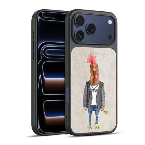 Barruf Animals Punk Rooster Gel Armour Case For Apple iPhone 17 Pro Max