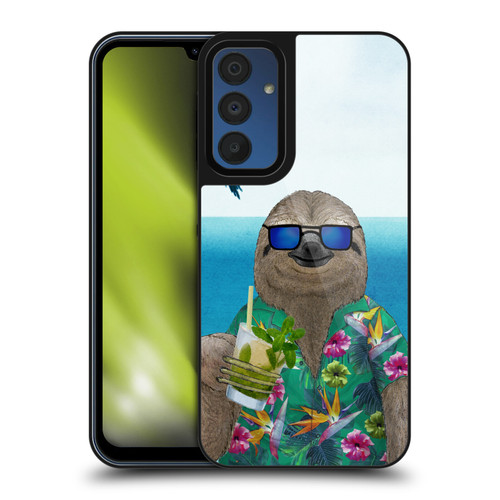 Barruf Animals Sloth In Summer Gel Armour Case For Samsung Galaxy A15