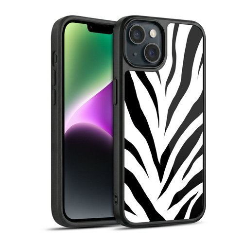 Grace Illustration Animal Prints Zebra Gel Armour Case For Apple iPhone 14