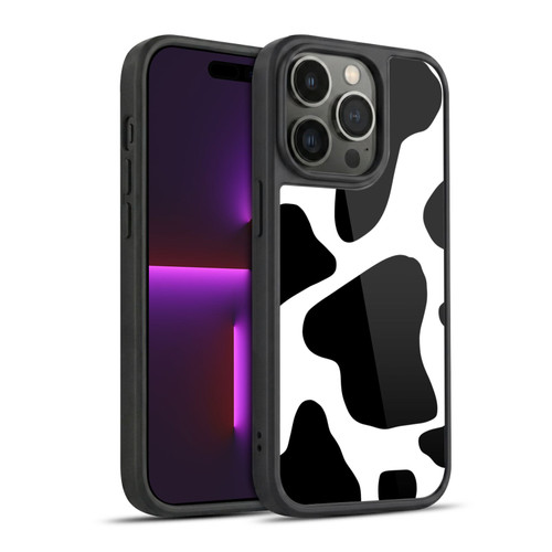 Grace Illustration Animal Prints Cow Gel Armour Case For Apple iPhone 14 Pro