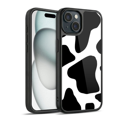 Grace Illustration Animal Prints Cow Gel Armour Case For Apple iPhone 15