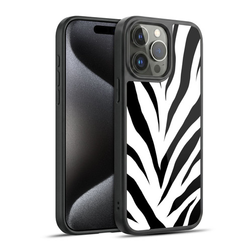 Grace Illustration Animal Prints Zebra Gel Armour Case For Apple iPhone 15 Pro Max