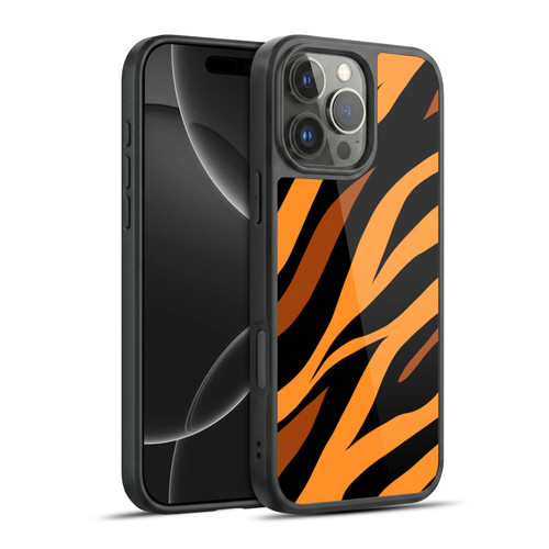 Grace Illustration Animal Prints Tiger Gel Armour Case For Apple iPhone 16 Pro Max