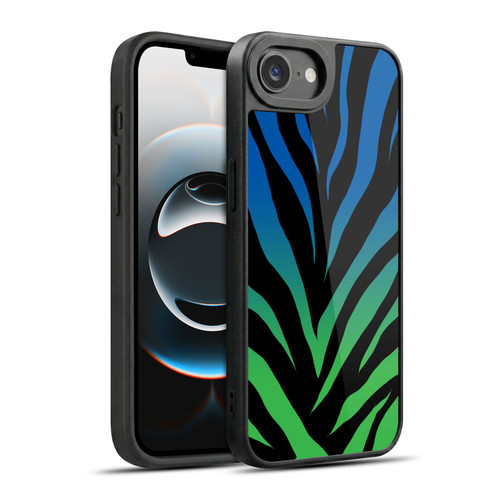 Grace Illustration Animal Prints Ombré Zebra Gel Armour Case For Apple iPhone 16e / Apple iPhone 17e
