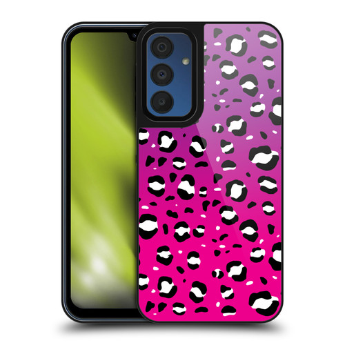 Grace Illustration Animal Prints Pink Leopard Gel Armour Case For Samsung Galaxy A15