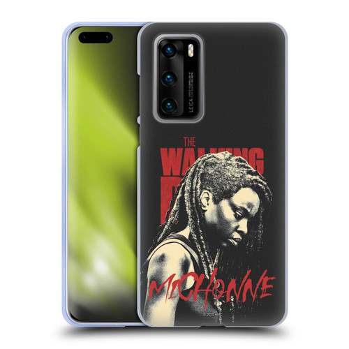 AMC The Walking Dead Season 10 Character Portraits Michonne Soft Gel Case for Huawei P40 5G