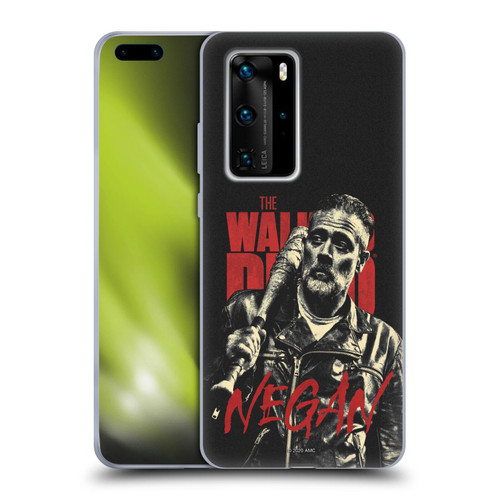 AMC The Walking Dead Season 10 Character Portraits Negan Soft Gel Case for Huawei P40 Pro / P40 Pro Plus 5G