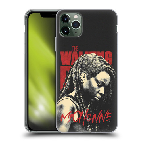 AMC The Walking Dead Season 10 Character Portraits Michonne Soft Gel Case for Apple iPhone 11 Pro Max