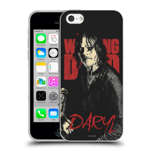 AMC The Walking Dead Season 10 Character Portraits Daryl Soft Gel Case for Apple iPhone 5c