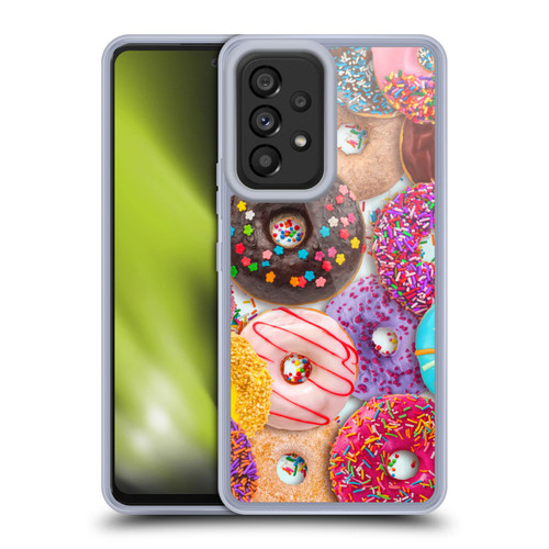 Aimee Stewart Colourful Sweets Donut Noms Soft Gel Case for Samsung Galaxy A53 5G (2022)