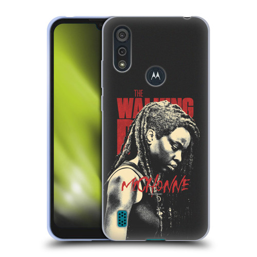 AMC The Walking Dead Season 10 Character Portraits Michonne Soft Gel Case for Motorola Moto E6s (2020)