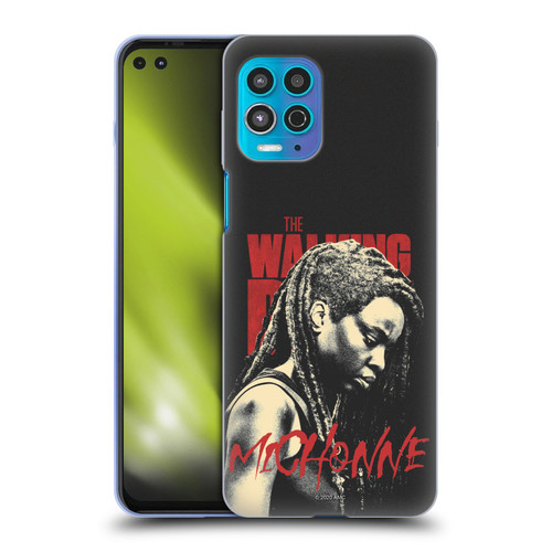 AMC The Walking Dead Season 10 Character Portraits Michonne Soft Gel Case for Motorola Moto G100
