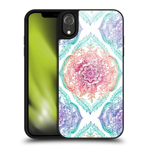 Micklyn Le Feuvre Floral Patterns Indian Ink Rainbow Version Gel Armour Case For Apple iPhone XR