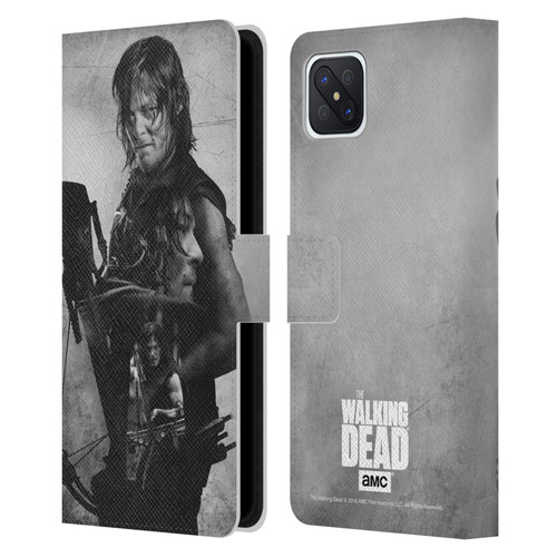 AMC The Walking Dead Double Exposure Daryl Leather Book Wallet Case Cover For OPPO Reno4 Z 5G