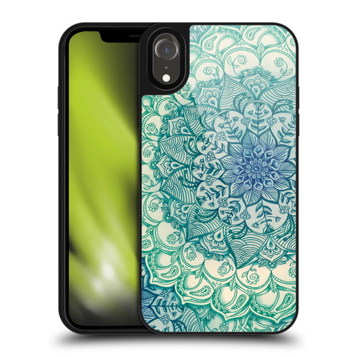Micklyn Le Feuvre Mandala 3 Emerald Doodle Gel Armour Case For Apple iPhone XR