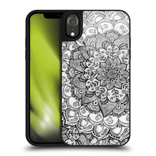 Micklyn Le Feuvre Mandala 3 Shades Of Grey Gel Armour Case For Apple iPhone XR