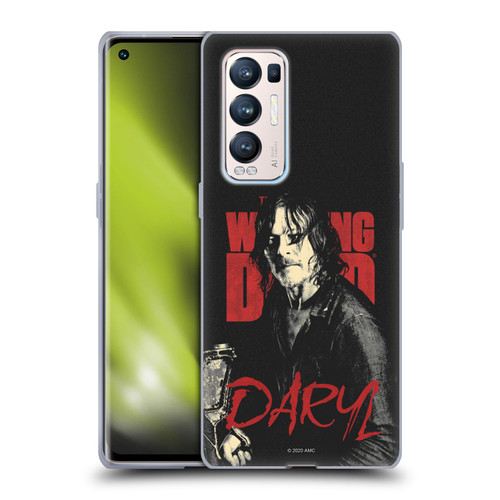 AMC The Walking Dead Season 10 Character Portraits Daryl Soft Gel Case for OPPO Find X3 Neo / Reno5 Pro+ 5G