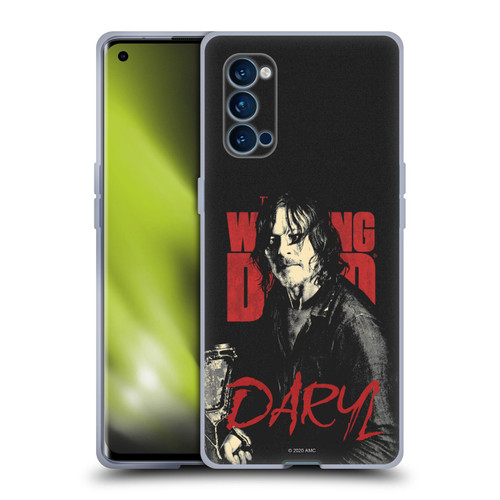 AMC The Walking Dead Season 10 Character Portraits Daryl Soft Gel Case for OPPO Reno 4 Pro 5G