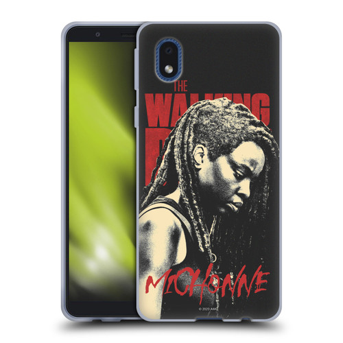 AMC The Walking Dead Season 10 Character Portraits Michonne Soft Gel Case for Samsung Galaxy A01 Core (2020)