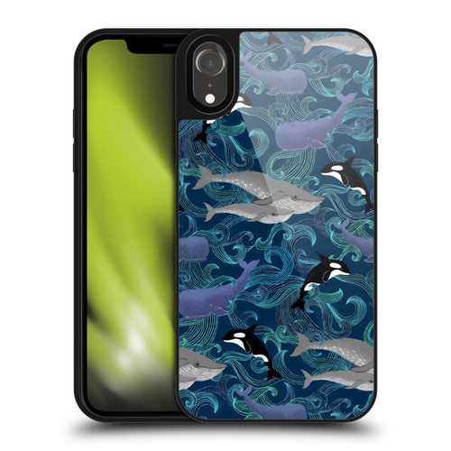 Micklyn Le Feuvre Patterns Giants in Teal Gel Armour Case For Apple iPhone XR