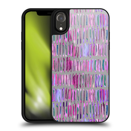 Micklyn Le Feuvre Patterns Messy Watercolour Stripes Gel Armour Case For Apple iPhone XR