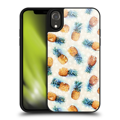 Micklyn Le Feuvre Patterns Pineapples and Crystals Gel Armour Case For Apple iPhone XR