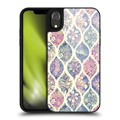 Micklyn Le Feuvre Patterns Painted Floral Ogee in Vintage Tones Gel Armour Case For Apple iPhone XR
