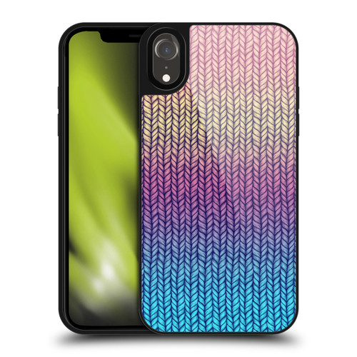 Micklyn Le Feuvre Patterns Rainbow Chunky Knit Gel Armour Case For Apple iPhone XR