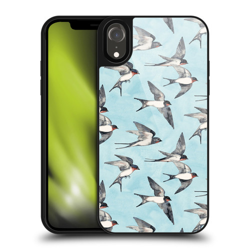 Micklyn Le Feuvre Patterns Swallow Flight Gel Armour Case For Apple iPhone XR