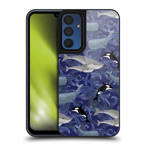 Micklyn Le Feuvre Patterns Giants in Purple Gel Armour Case For Samsung Galaxy A15