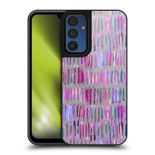 Micklyn Le Feuvre Patterns Messy Watercolour Stripes Gel Armour Case For Samsung Galaxy A15