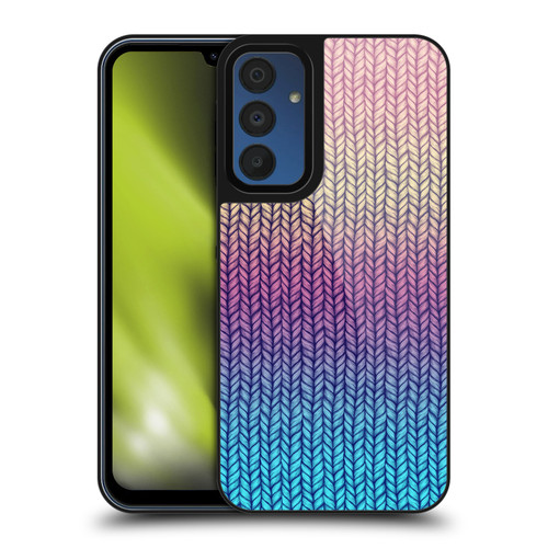 Micklyn Le Feuvre Patterns Rainbow Chunky Knit Gel Armour Case For Samsung Galaxy A15