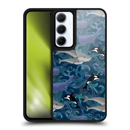 Micklyn Le Feuvre Patterns Giants in Teal Gel Armour Case For Samsung Galaxy A55 5G