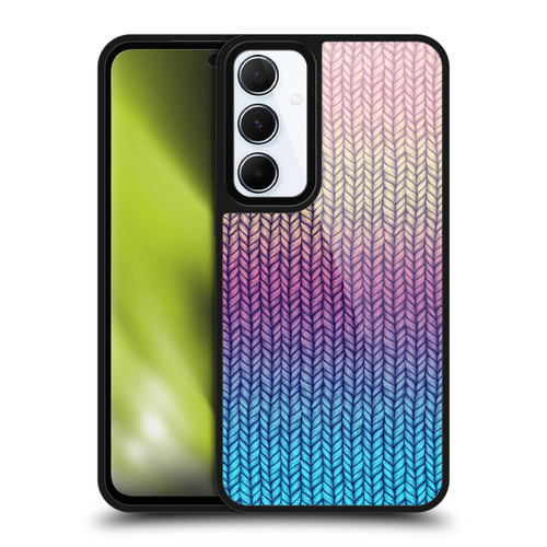 Micklyn Le Feuvre Patterns Rainbow Chunky Knit Gel Armour Case For Samsung Galaxy A55 5G