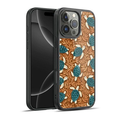 Micklyn Le Feuvre Flora And Fauna Tiny Turtle Treasures Gel Armour Case For Apple iPhone 16 Pro Max