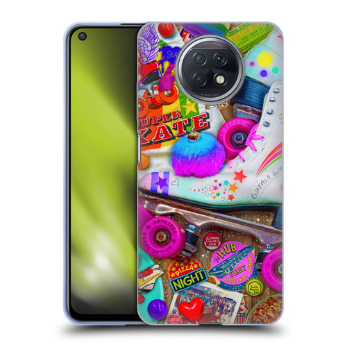 Aimee Stewart Colourful Sweets Skate Night Soft Gel Case for Xiaomi Redmi Note 9T 5G