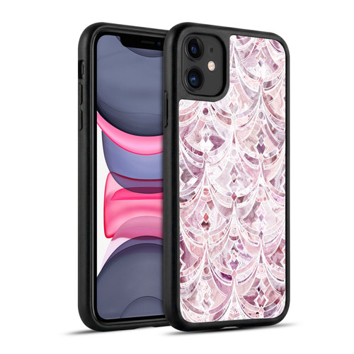 Micklyn Le Feuvre Marble Patterns Berry Frosting Art Deco Pattern Gel Armour Case For Apple iPhone 11