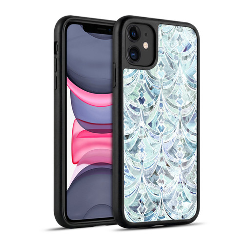 Micklyn Le Feuvre Marble Patterns Ice And Diamonds Art Deco Pattern Gel Armour Case For Apple iPhone 11