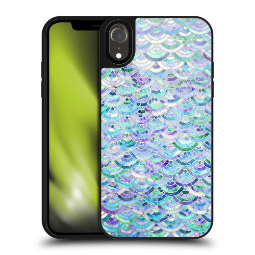 Micklyn Le Feuvre Marble Patterns Mosaic In Sapphire And Emerald Gel Armour Case For Apple iPhone XR