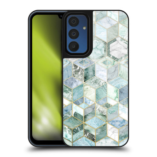 Micklyn Le Feuvre Marble Patterns Jade Honeycomb Gel Armour Case For Samsung Galaxy A15