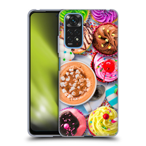 Aimee Stewart Colourful Sweets Cupcakes And Cocoa Soft Gel Case for Xiaomi Redmi Note 11 / Redmi Note 11S