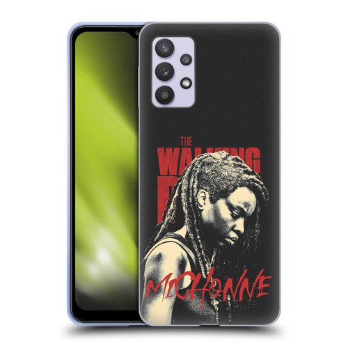 AMC The Walking Dead Season 10 Character Portraits Michonne Soft Gel Case for Samsung Galaxy A32 5G / M32 5G (2021)