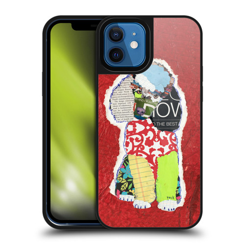 Michel Keck Dogs 2 Poodle Gel Armour Case For Apple iPhone 12 / iPhone 12 Pro