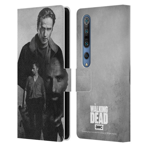 AMC The Walking Dead Double Exposure Rick Leather Book Wallet Case Cover For Xiaomi Mi 10 5G / Mi 10 Pro 5G