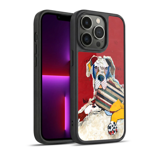 Michel Keck Dogs 2 Great Dane Gel Armour Case For Apple iPhone 13 Pro