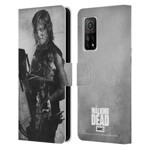 AMC The Walking Dead Double Exposure Daryl Leather Book Wallet Case Cover For Xiaomi Mi 10T 5G