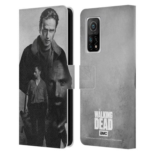 AMC The Walking Dead Double Exposure Rick Leather Book Wallet Case Cover For Xiaomi Mi 10T 5G