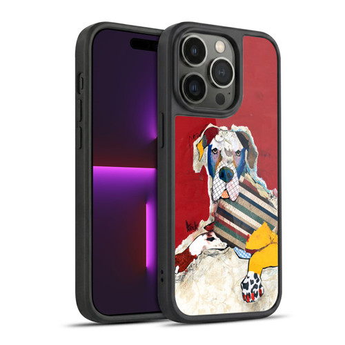 Michel Keck Dogs 2 Great Dane Gel Armour Case For Apple iPhone 14 Pro