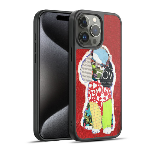 Michel Keck Dogs 2 Poodle Gel Armour Case For Apple iPhone 15 Pro Max